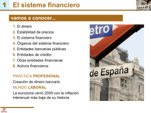 El sistema financiero