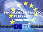 Programa Operativo Pais Vasco 2007