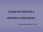 El Sistema endocrino.