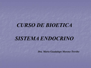 El Sistema endocrino.