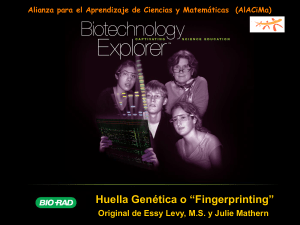 Huella Genética o “Fingerprinting”
