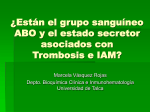 Grupo Sanguineo-ECV TM. Marcela Vásquez
