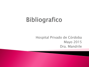 bibiografica-mayo - Asociación Oncólogos Clínicos de Córdoba