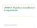 TEMA 1. Concepto de organización, notas características del