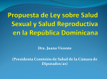 Propuesta de Ley sobre Salud Sexual y Salud Reproductiva