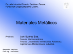 PPT Materiales Metálicos
