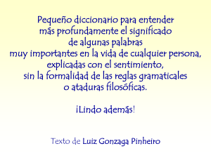 Vocabulario de la vida - El mayor portal de Gerencia