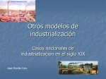 Otros modelos de industrialización