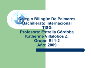 Diapositiva 1 - BI1-2Palmares2009