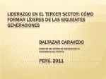 Baltazar Caravedo - Filantropía Transformadora