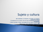 Sujeto y cultura - Facultad de Trabajo Social (UNLP)