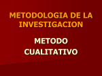 metodologia de la investigacion metodo cualitativo