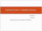 estructura y cambio social - Estructura Socioeconómica de México