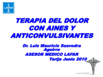 terapia del dolor con aines y anticonvulsivantes