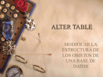 alter table - UT-AGS
