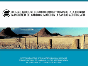Se requiere una acción ya Cambio climático
