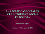 Las politicas sociales y la autoridad social en