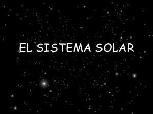 2. El sistema solar El sol