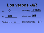 Los Verbos en -AR - Cuaderno Espanol