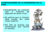 CLASIFICACANDO DE LA DIVERSIDAD DE LA VIDA