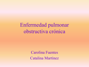 Enf. pulmonar obstructiva crónica
