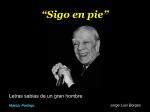 Sigo en pie - Jorge Luis Borges