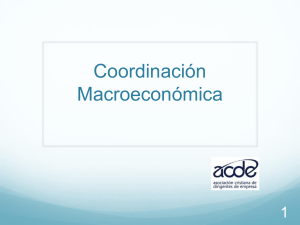 Coordinación macroeconómica.