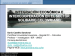 integración económica e intercooperación en el sector solidario