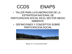 Slide 1 - Consejos Consultivos para el Desarrollo Sustentable