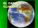 EL CAMBIO CLIMÁTICO