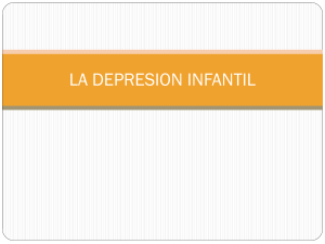 la depresion infantil