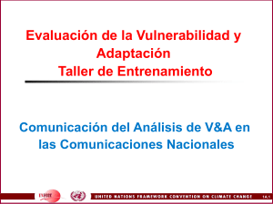 Informe sobre los Resultados de Adaptación