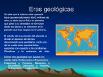 Eras geológicas