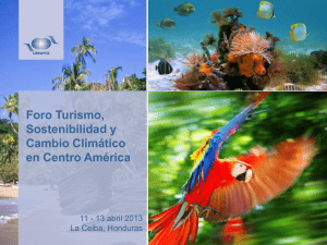 Turismo Cambio climático - Camara de Turismo de la Ceiba