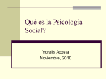 Que es la Psicología Social