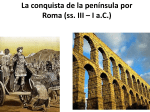 La conquista de la península por Roma (ss. III – I aC)