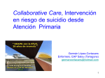 “Collaborative Care, Intervención en riesgo de suicidio