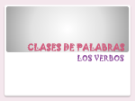 CLASES DE PALABRAS