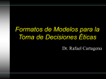 Formatos de Decisiones Éticas para la Toma de Modelos