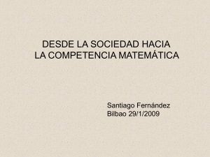 conocimiento matem&aacute;tico