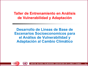 Escenarios Socioeconomicos