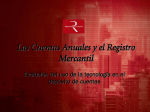 Las Cuentas Anuales y el Registro Mercantil