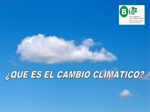 Son muchos los efectos del cambio climático que ya se pueden