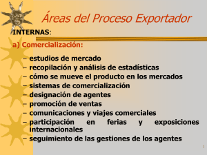 Áreas del Proceso Exportador - facso-unsj