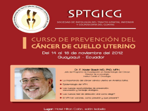 Diapositiva 1 - Sociedad de Patología del Tracto Genital Inferior y