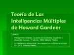 Teoría de Las Inteligencias Múltiples de Howard Gardner