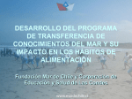 Desarrollo del Programa - Fundación Mar de Chile