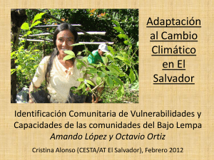 Adaptación al Cambio Climático en El Salvador