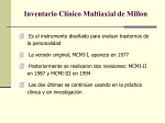 Inventario Clínico Multiaxial de Millon