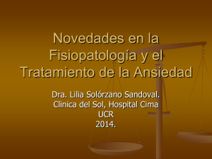 Trastornos de Ansiedad - medicina